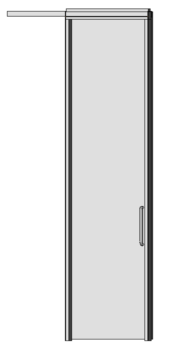 Wall Moveable Haworth Enclose Single Sliding Door Solid