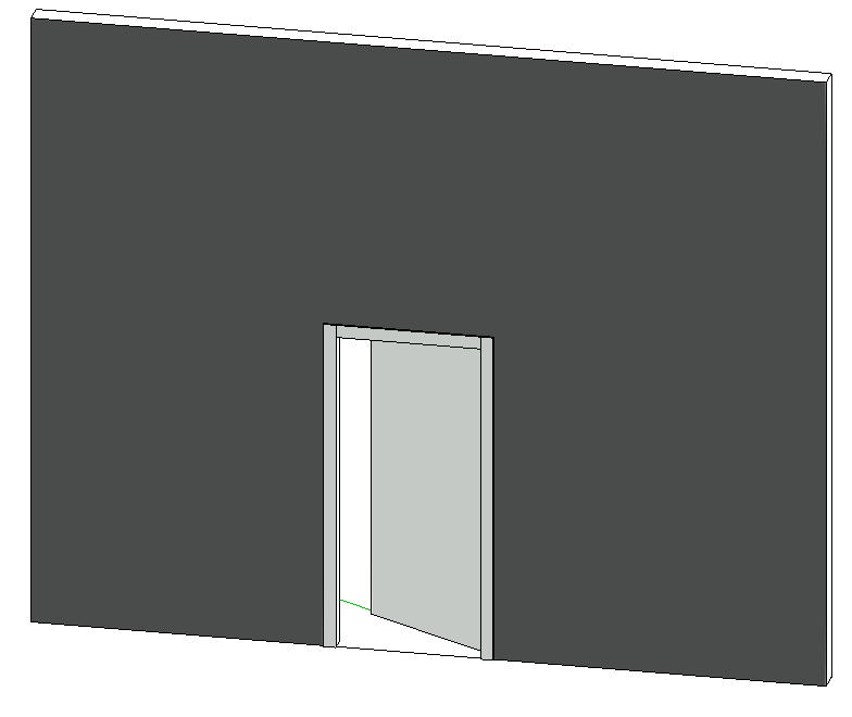 Office interior parametric door 02