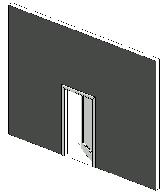 Office interior parametric door 05