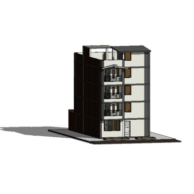 Four-story multi-family home