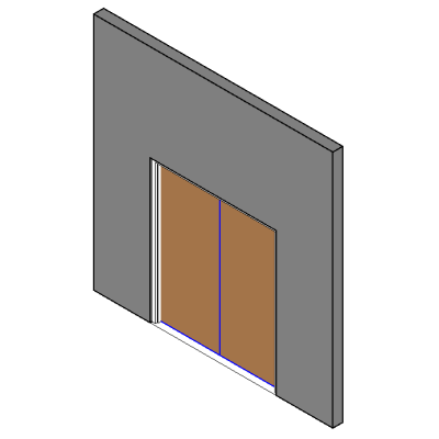 Double Door Flush Existing