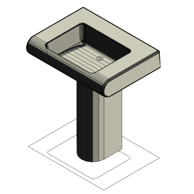 Kohler - K-2015 Pinoir Pedestal 1287
