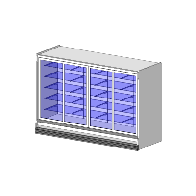 Upright Four Door Freezer