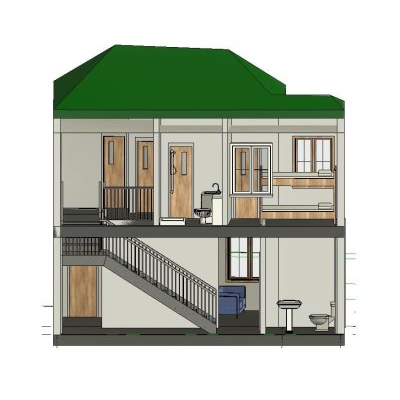 Two-Story Social Housing Unit