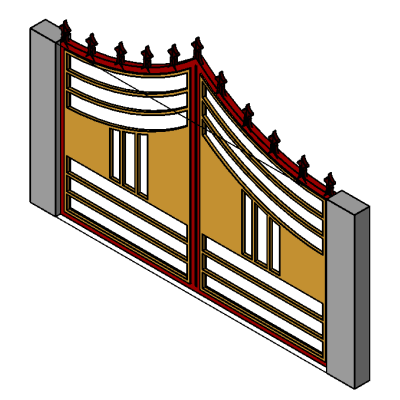 23 GATE - converted from door family