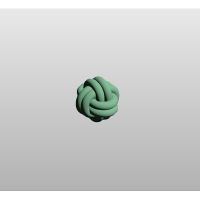 Green Braided Pillow