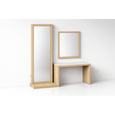 Console Vanity with Wall Mirror