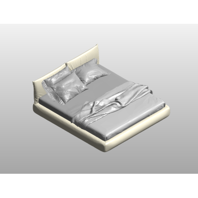 White Upholstered Bed