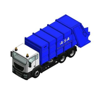 Garbage truck 22 m3