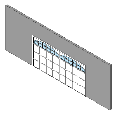 Modern Overhead Garage Entry
