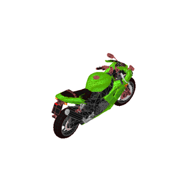 Ducati 998 motorcycle realistic 3D 5 Grey Touring Motorcycle