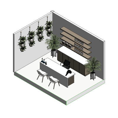 Modern Bar Setup
