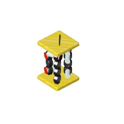 Modern Yellow Hourglass