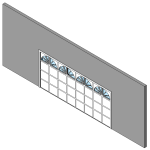 Overhead Garage Door - Wagon Wheel Design 4