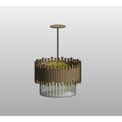 Modern Wireframe Chandelier