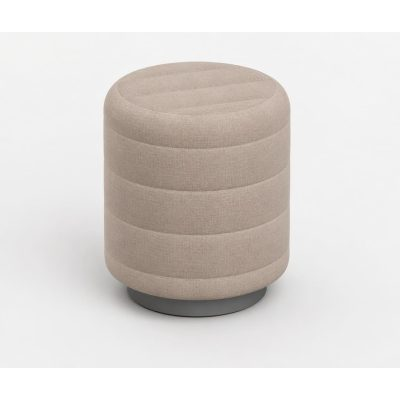 Pouf stool for vanity modern upholstered