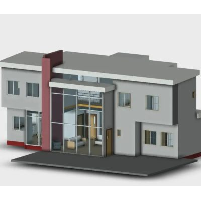 Two-level field housing project
