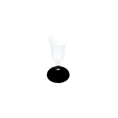 White and Black Tall Vase