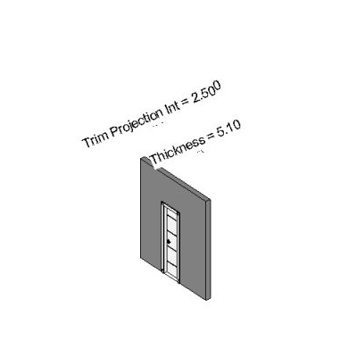 Modern Framed Panel Door
