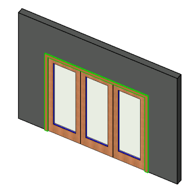 Triple-Glass Exterior Door