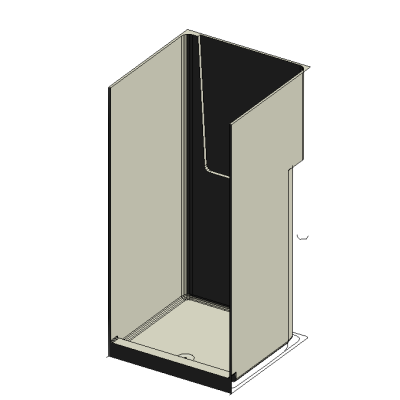 Kohler - K-1596 Vallarta 3ft Shower Module 1280