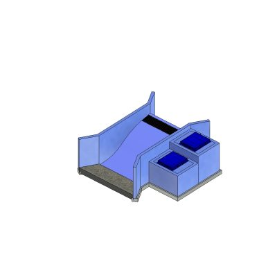 Flow adapters for modern pipe systems 4 River mouth in 3d