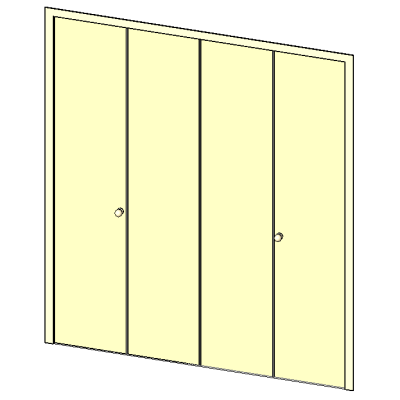Placard double pliante