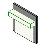 Roll-up garage door with modern coil