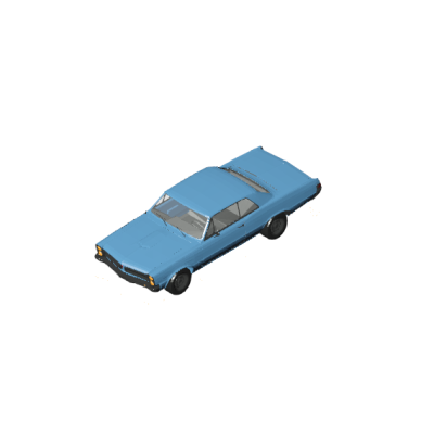 Classic Blue Coupe