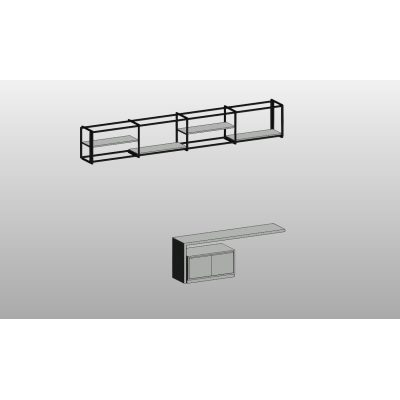 Modular Floating Shelf System