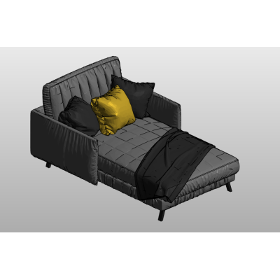 Contemporary Comfort Chaise