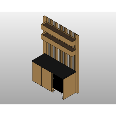 Modern Kitchen Shelf Unit