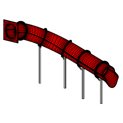 Curved Tube Slide