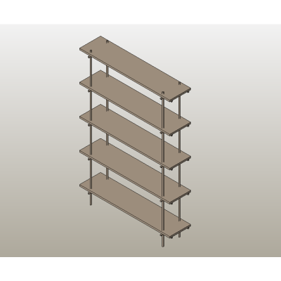 Modern Multi-Level Shelf