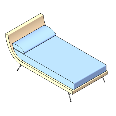 Contemporary Single Bed