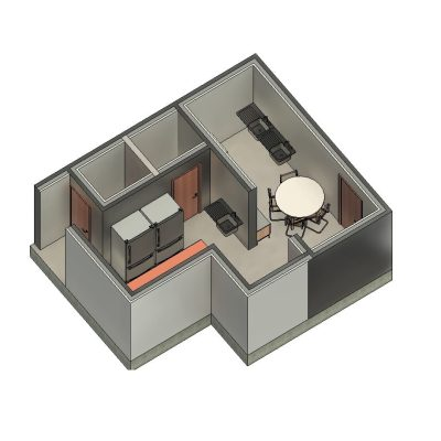 Modular Kitchen Layout, Parametric