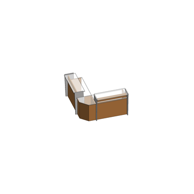 L-Shaped Reception Desk