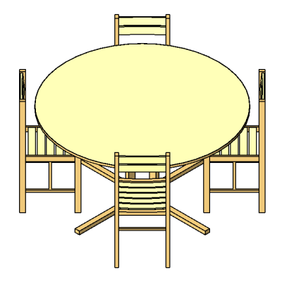Table de restauration - Ronde