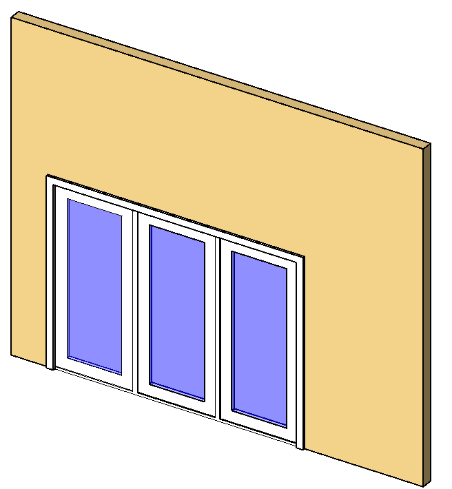 3-Panel patio door