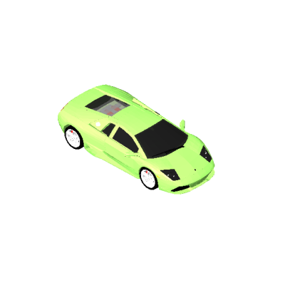 Green Blaze Car