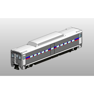 SEPTA train car with detailed exterior