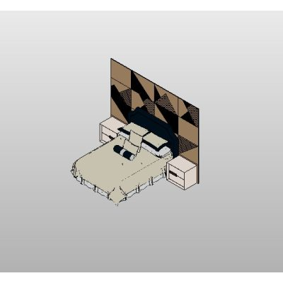 Bed with Headboard