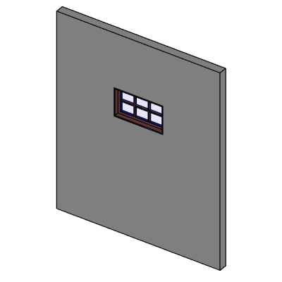 3x2 Wood Transom Window 1668