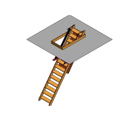 Compact Folding Attic Ladder