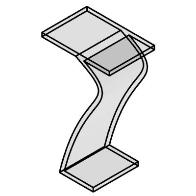 Contemporary End Table