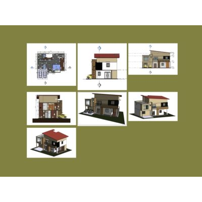House project with two floors