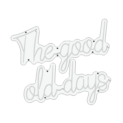 Artistic Panel Design 7 Nostalgic Wall Script