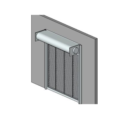 Revit industrial roll-up door