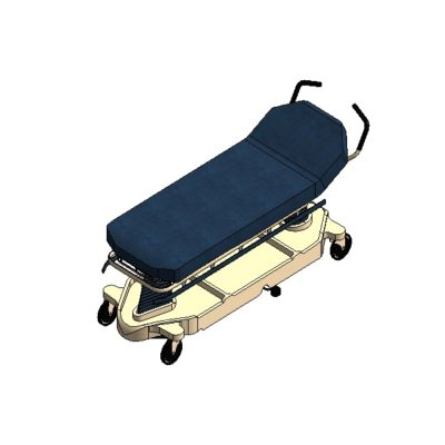 Stretcher for hospitals or medical points