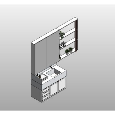 Integrated Vanity Oasis